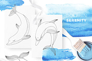 Mermaid Poetry. Lineart & Watercolor, an Illustration by EYWA ART (Thumbnail 8 of 12)
