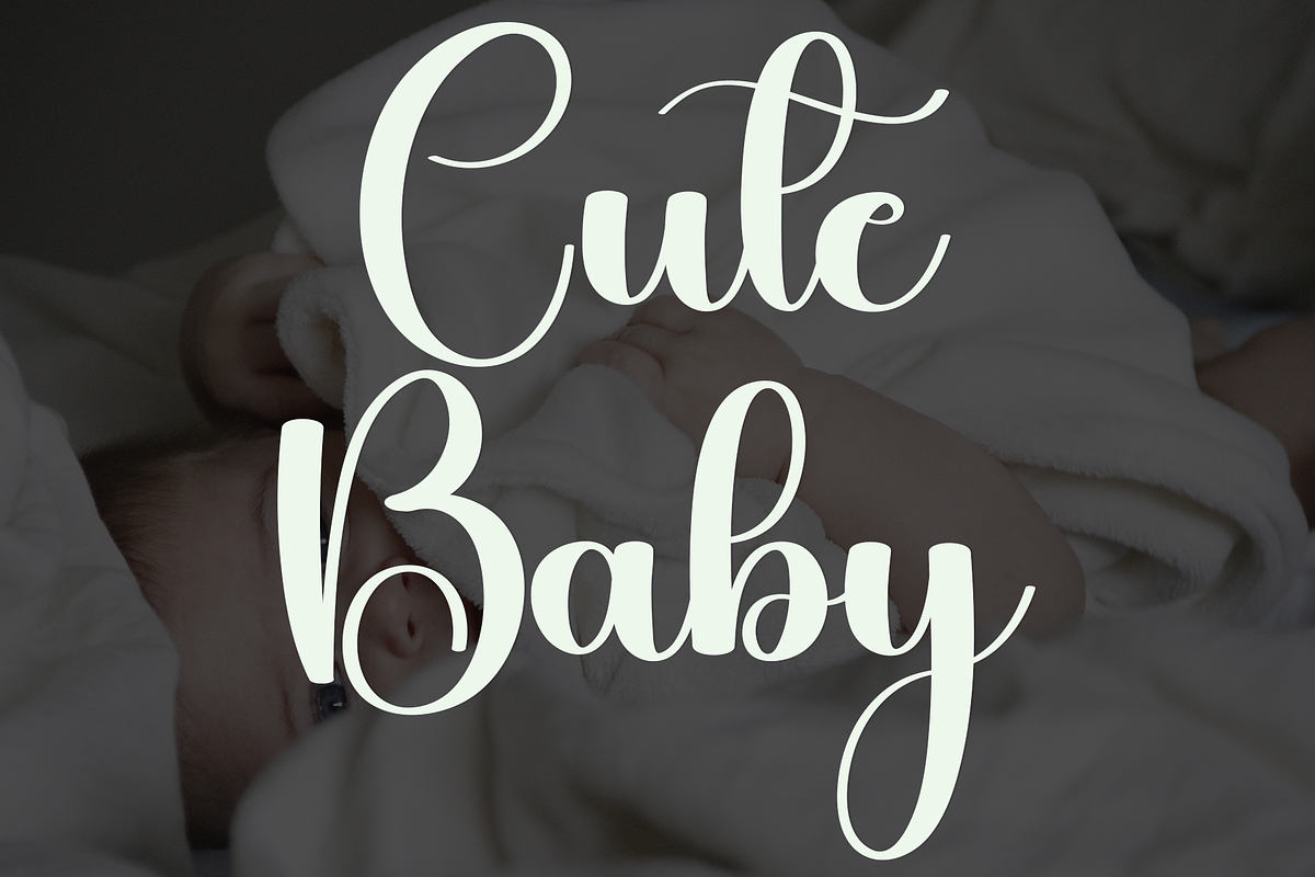 Baby Valentine, a Handwritten Font by FreshTypeINK (Photo 8 of 8)