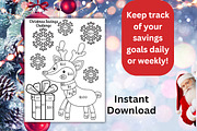 Christmas Savings Challenge PDF, a Stationery Template by Pixels N Bows (Thumbnail 3 of 4)