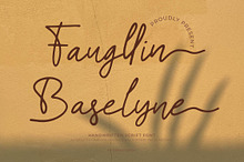 Faugllin Balseyn | Handwritten Font