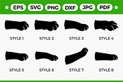 Animal Paw Style Pack, an Object Graphic by Artonix (Thumbnail 1 of 3)