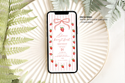 Berry Pink Bow Invite, an Invitation Template by Digital_Mind (Thumbnail 2 of 3)