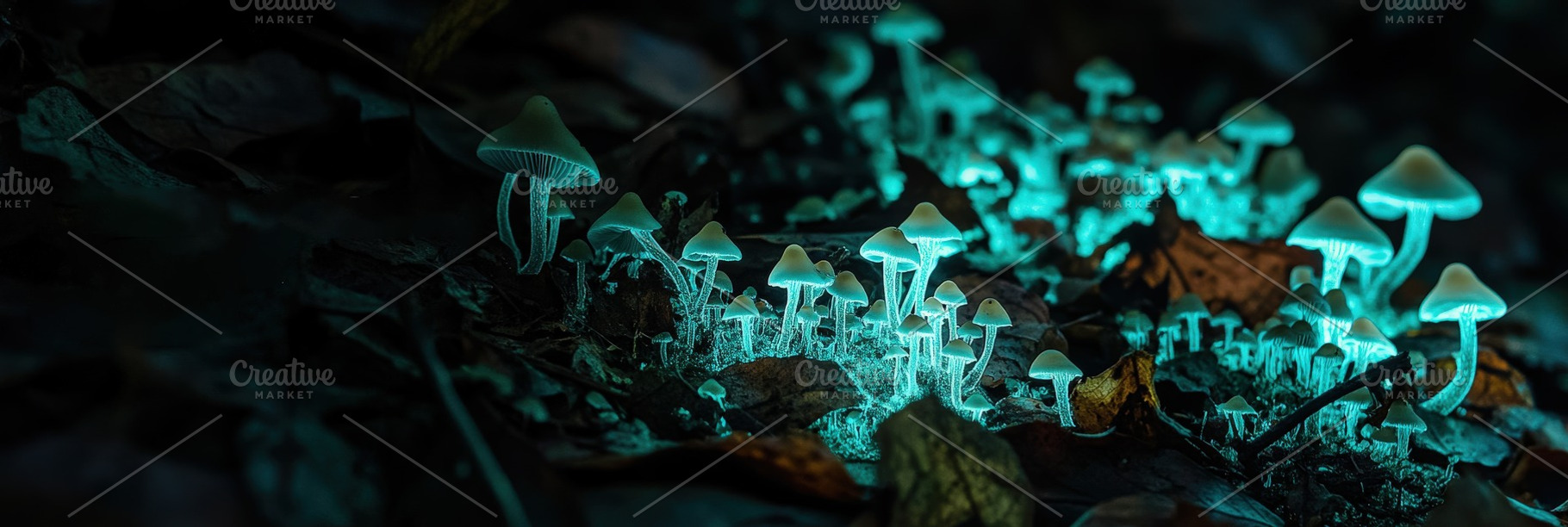 Dark Moody Forest Floor Macro, a Nature Photo by Virgo Studio