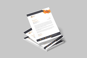 Creative and Modern Letterhead, a Stationery Template by VectStock
