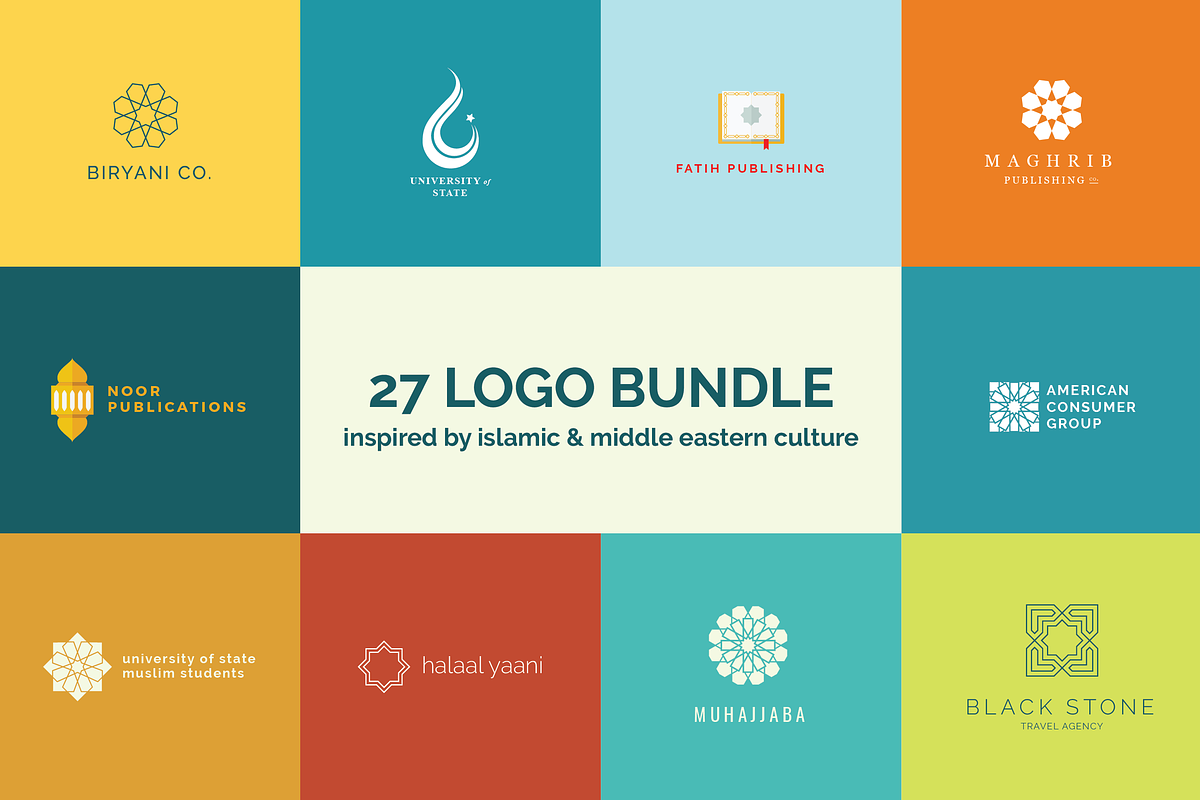 27 Geometric Logo Templates, a Branding & Logo Template by The Flyer Press (Photo 1 of 4)