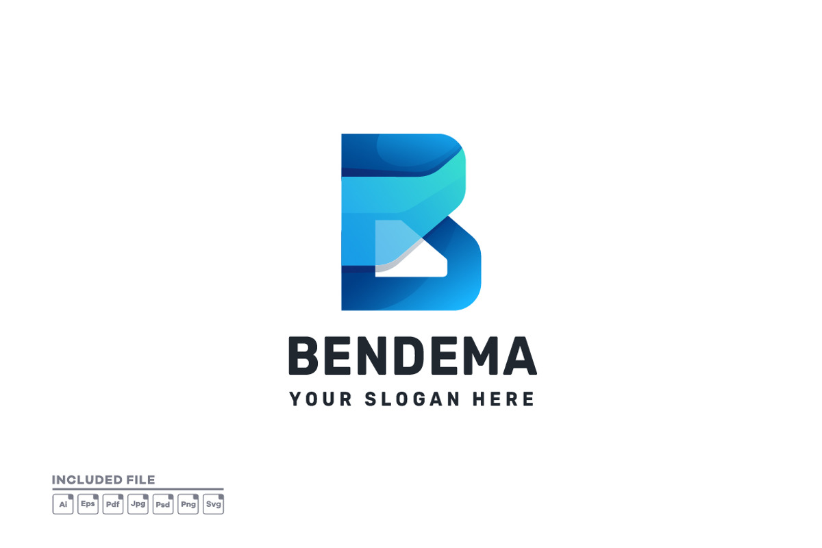 Letter B Gradient Colorful Logo, a Branding & Logo Template by yuanesei