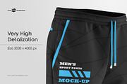 Men's Sport Pants Mockup, a Bottom Mockup by Free-PSD-Templates (Thumbnail 3 of 4)