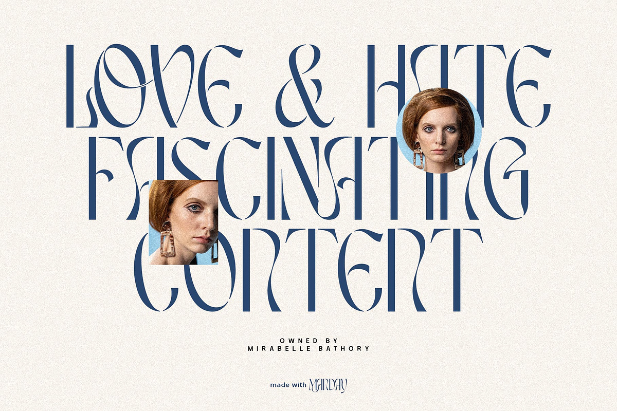 Manday Typeface, a Serif Font by alit design (Photo 3 of 15)