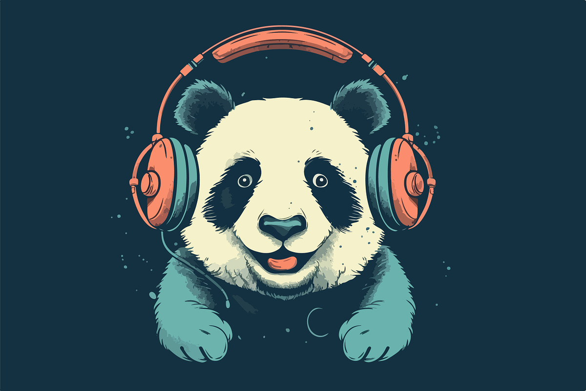 62 t-shirt designs. Big musical bund, an Animal Illustration by Fractal fonts & graphics (Photo 10 of 63)