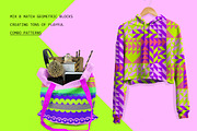 Playful Geometric Blocks, a Pattern Graphic by Pulpixel Design (Thumbnail 6 of 9)