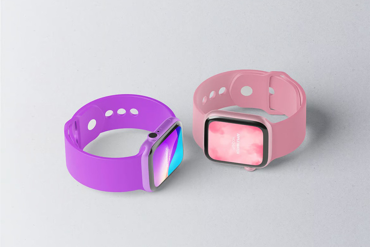 Smartwatch Mockup, a Wearable Device Mockup by Se٧enStudio (Photo 4 of 4)