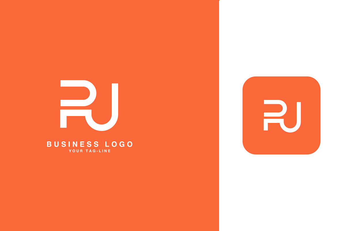 UR, RU Abstract Logo Design, a Branding & Logo Template by art_creater (Photo 1 of 2)