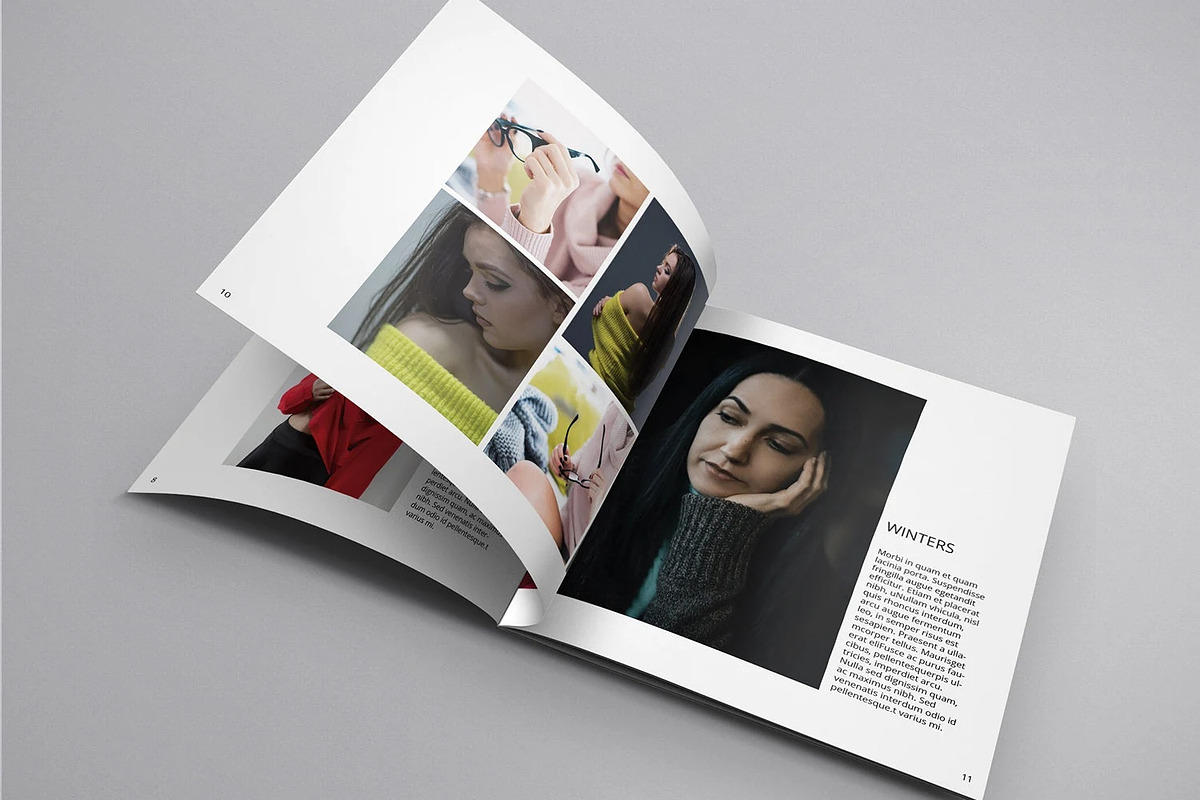 Fashion Lookbook Template, a Magazine Template by retrographix (Photo 7 of 8)