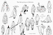 MODERN  Halloween Ghosts Collection, an Illustration by ArtOLB (Thumbnail 5 of 11)