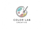 Color Lab Creative, a Branding & Logo Template by Logocreative (Thumbnail 1 of 2)