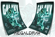 Galaxy space trap Flyer, a Flyer Template by regalDRAW (Thumbnail 3 of 4)