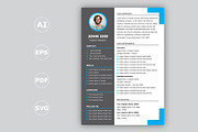 Modern Professional Resume Template, a Resume Template by Annudesign (Thumbnail 4 of 5)