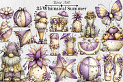 Whimsical Summer Clipart, a Seasonal Illustration by Rose Art (Thumbnail 1 of 6)
