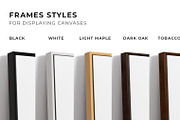 Floating Square Frame Canvas Mockup, a Household Mockup by Mockups by Carlos Viloria (Thumbnail 4 of 6)