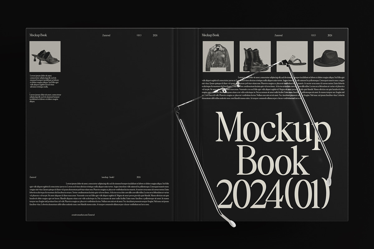 Book Mockup Template, a Books & Magazine Mockup by Zumrod (Photo 4 of 10)