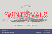 Wintervale – Stylistic Slab Serif, a Slab Serif Font by Almarkhatype (Thumbnail 1 of 13)