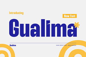 Gualima - Modern Condensed Sans