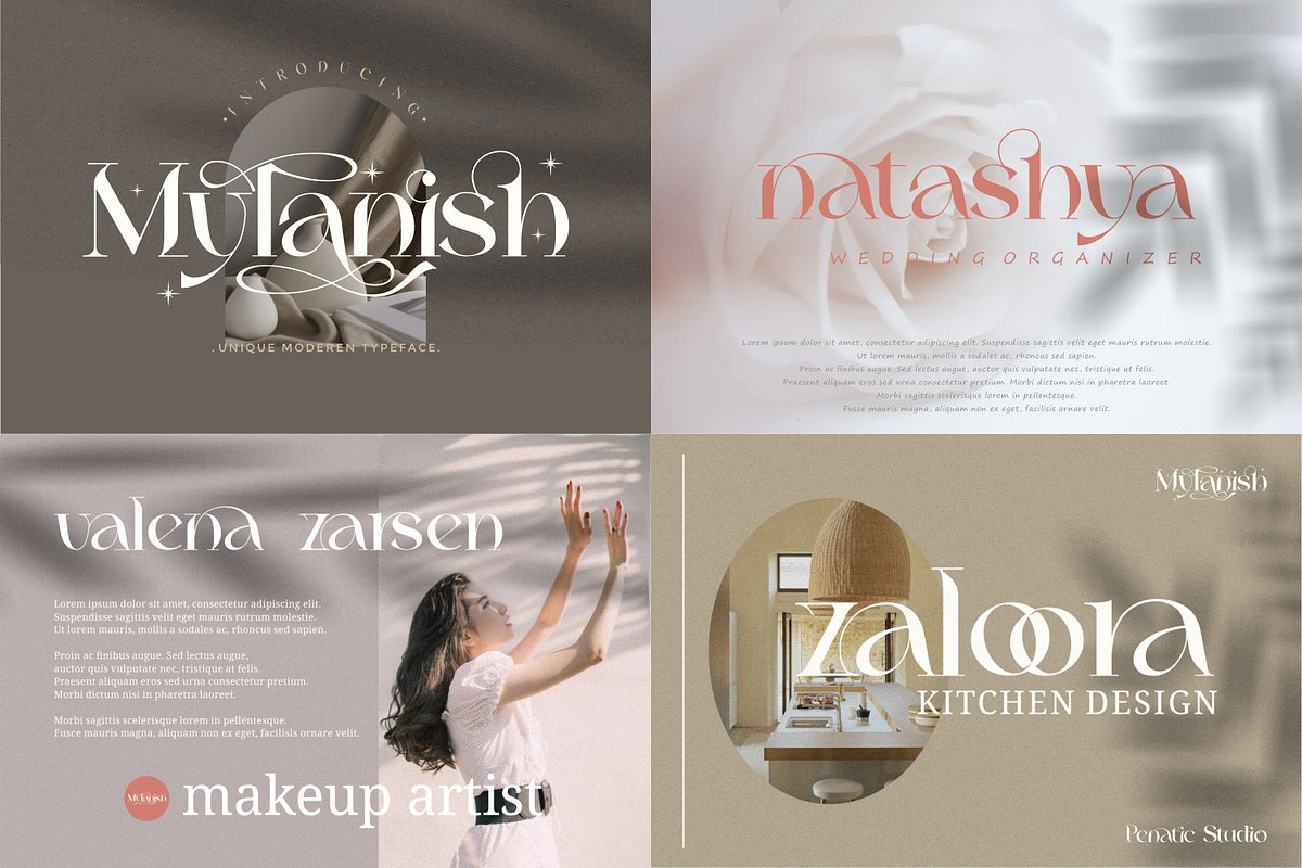 Modern Stylist Font Bundle, a Font by Penatic Studio (Photo 2 of 10)