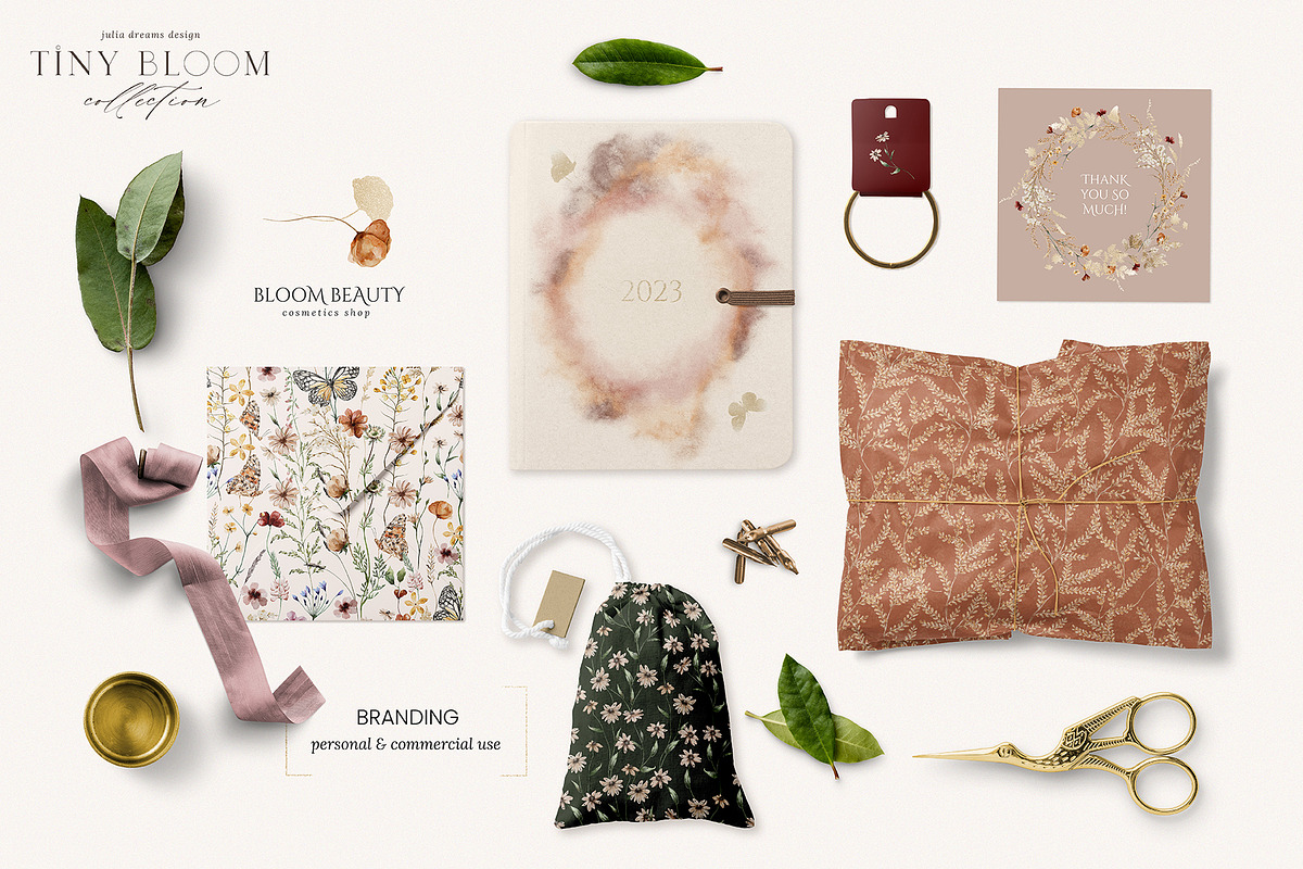 Tiny Bloom Collection, a Texture Illustration by Julia Dreams (Photo 3 of 10)