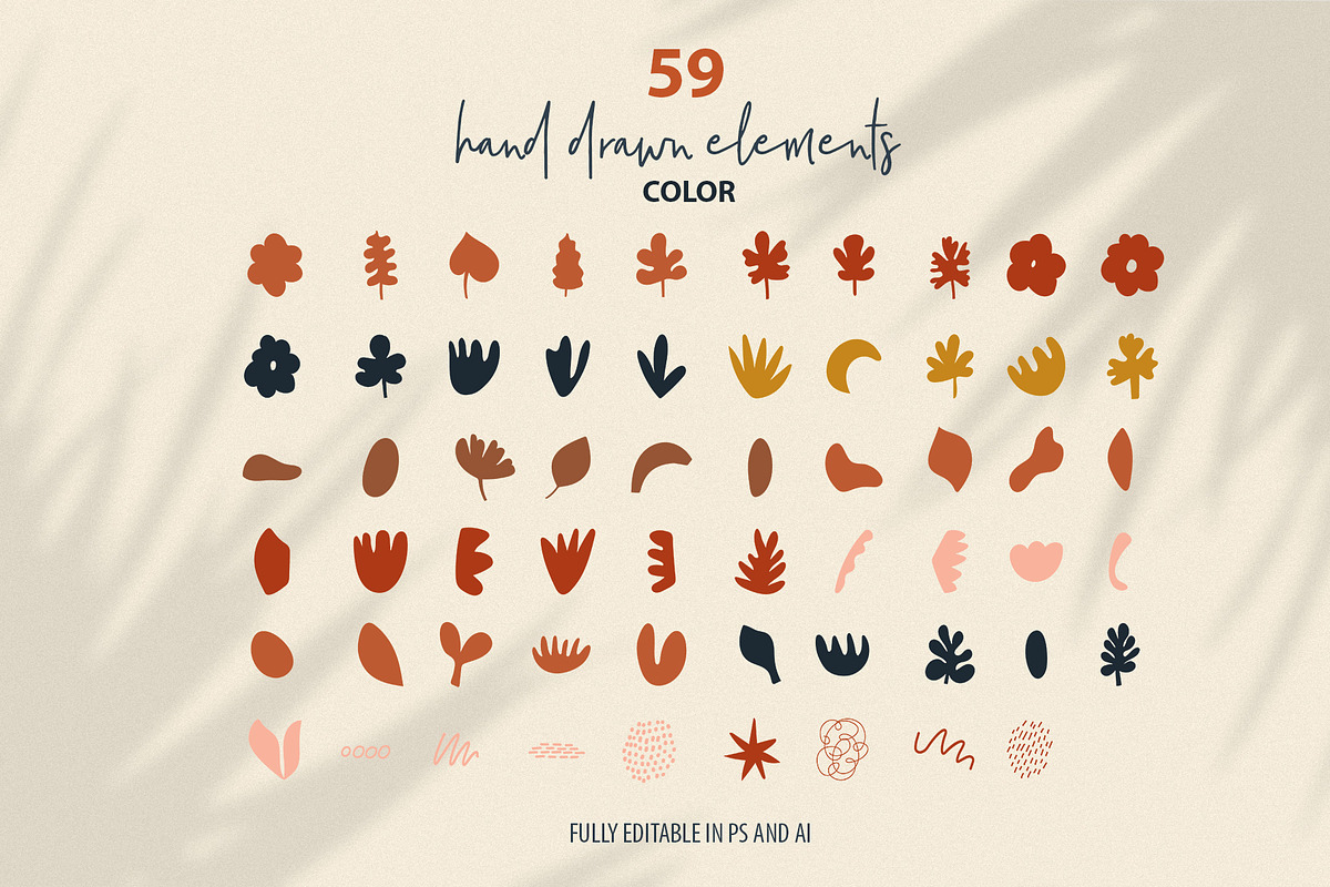 Earthy Abstract Patterns+Elements, an Illustration by Sweet Fig (Photo 5 of 11)