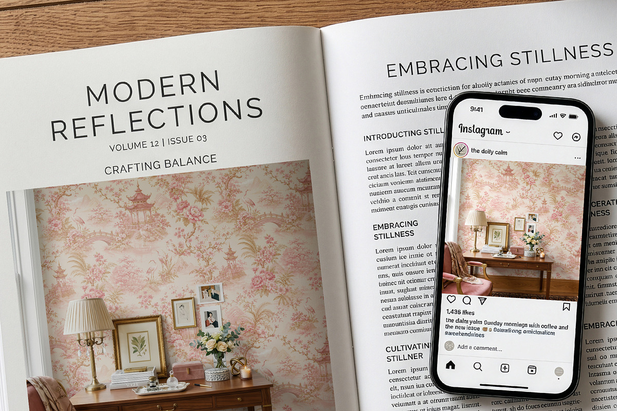 Elegant Wallpaper Mockup PSD, a Household Mockup by 1001 mockups (Photo 5 of 10)