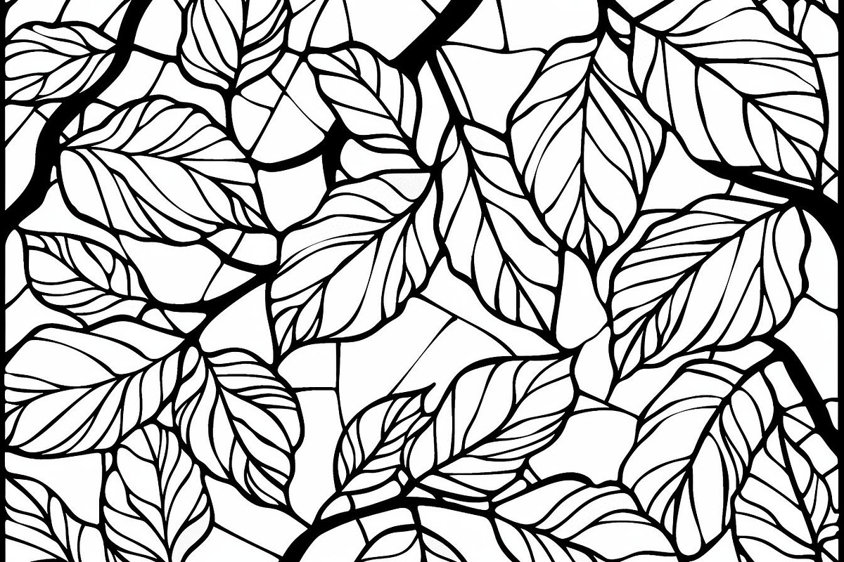 Intricate Botanical Leaf Pattern, an Illustration by Amazin_art (Photo 7 of 10)
