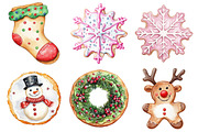 Christmas Cookie Sublimation Clipart, an Illustration by Daily.Designs (Thumbnail 5 of 5)