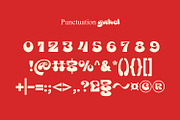 Gabel bold tropical retro font, a Slab Serif Font by WhymoreArt (Thumbnail 12 of 12)