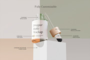 Frosted Glass Dropper Bottle Mockups, a Packaging Mockup by Wildfield Studio (Thumbnail 6 of 13)