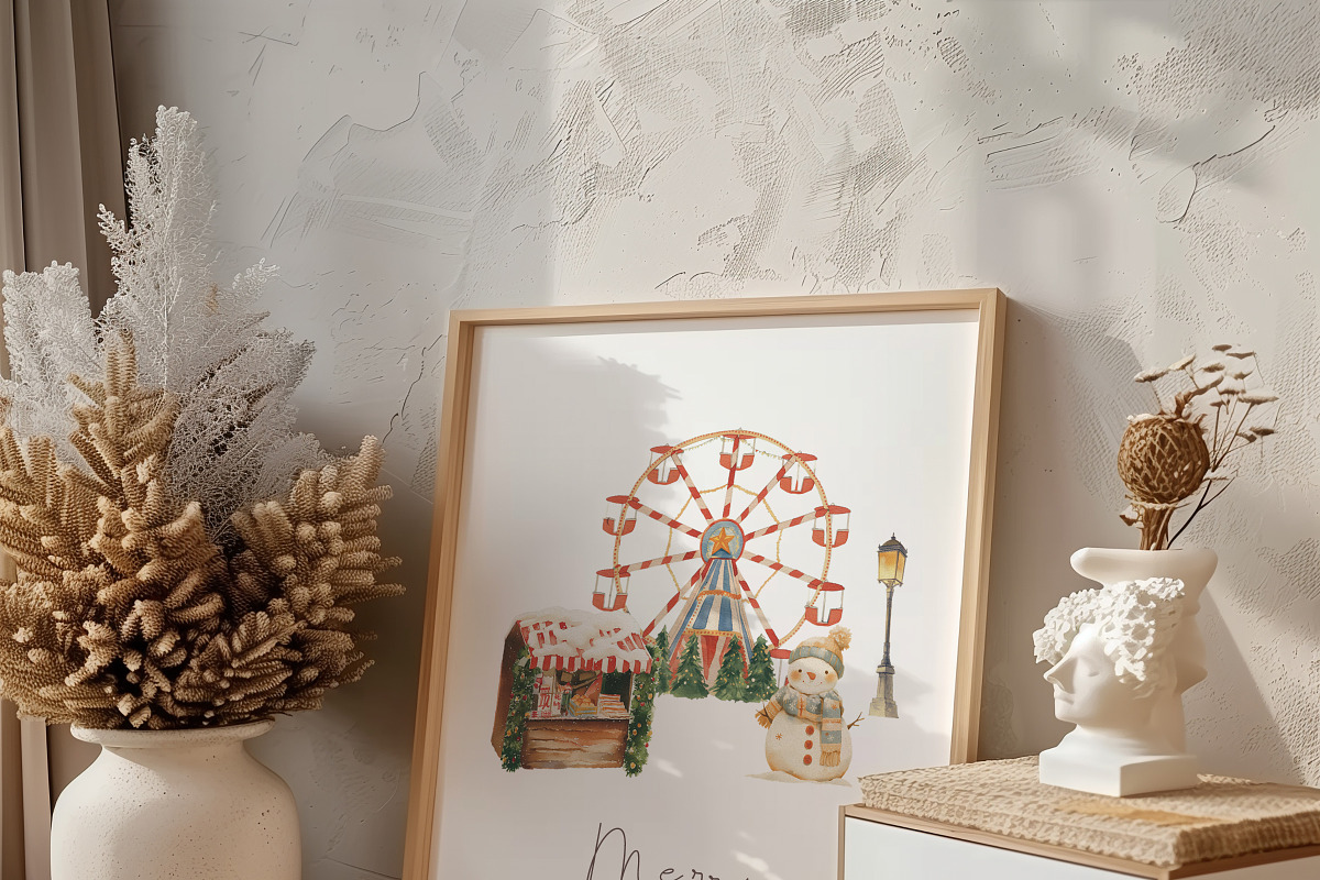 Christmas Market, a Seasonal Illustration by heyiamalice (Photo 13 of 15)