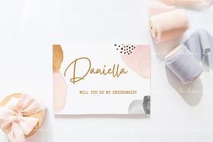 Wedding Horizontal 7x5 Card Mockup