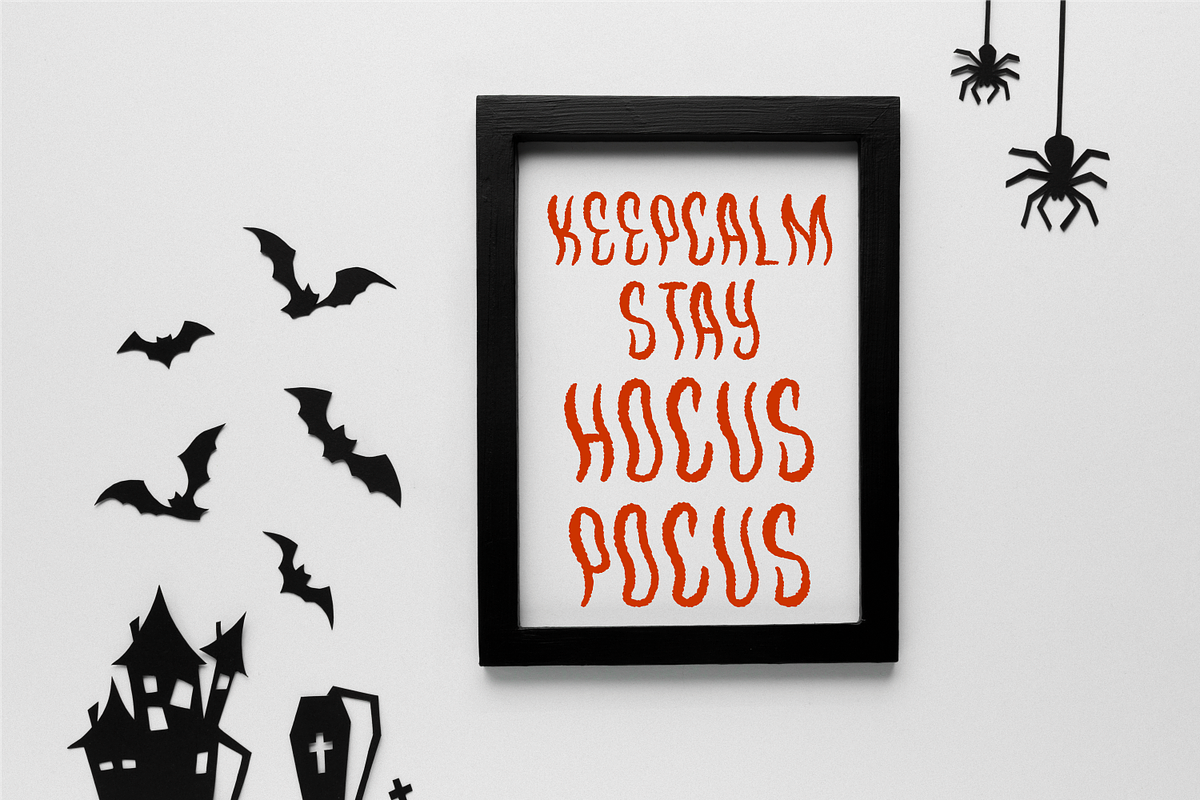 Waves Killer Halloween Pumpkin, a Font by Forberas Club (Photo 5 of 8)