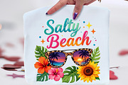 Tropical Summer PNG Salty Beach PNG, an Illustration by CraftArtStudio (Thumbnail 1 of 4)