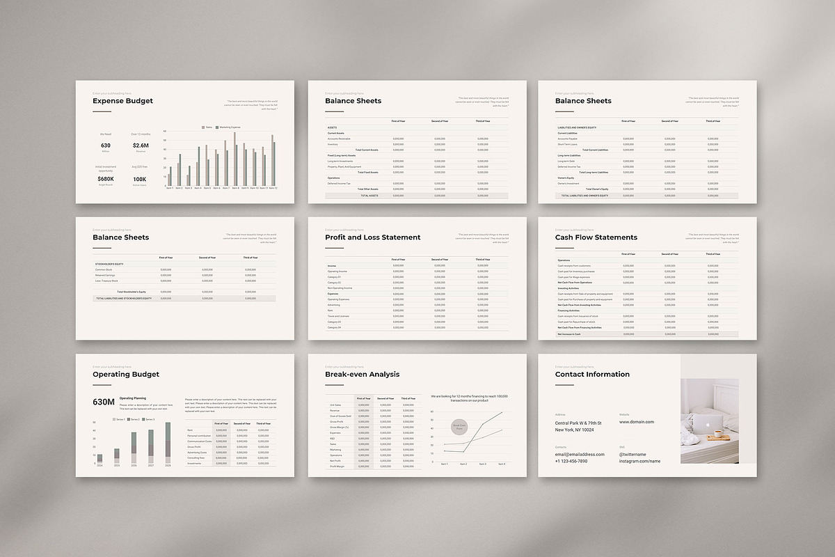 Canva Business Plan Presentation, a Presentation Template by CreativityForest (Photo 11 of 12)