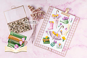 Crocuses Spring Clipart, a Seasonal Illustration by Leonaa art (Thumbnail 4 of 11)