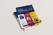 Technology Conference Flyer Template, a Flyer Template by Creativity-Design (Thumbnail 2 of 3)
