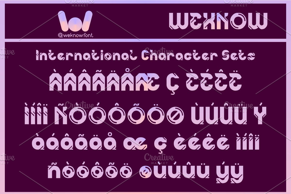 Artificial Robots font, a Font by weknow (Photo 8 of 8)