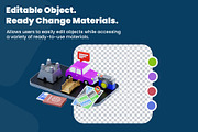 3D Isometric Traveling Pack, a 3D by novia99design (Thumbnail 2 of 6)