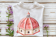 Watercolor Italian Clipart, an Illustration by Rose Art (Thumbnail 4 of 7)