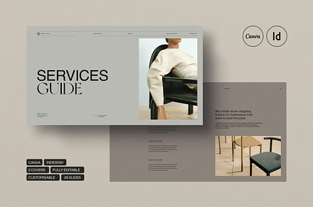 Services and Pricing Guide, a Presentation Template by creathrivestudio