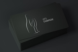 Champagne bottle
