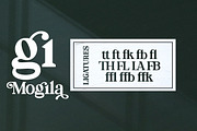 Mogila Display Font, a Serif Font by Letter Fresh (Thumbnail 7 of 8)