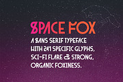 Space Fox, a Sans Serif Font by Bird Brain Factory (Thumbnail 1 of 3)