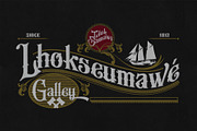 Justile + Extra Logos Template, a Blackletter Font by McJer.Studio (Thumbnail 5 of 11)