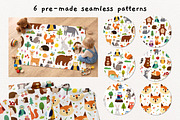 Cute Forest Animals Big Collection, an Animal Illustration by Gulnara Sabirova (Thumbnail 10 of 16)